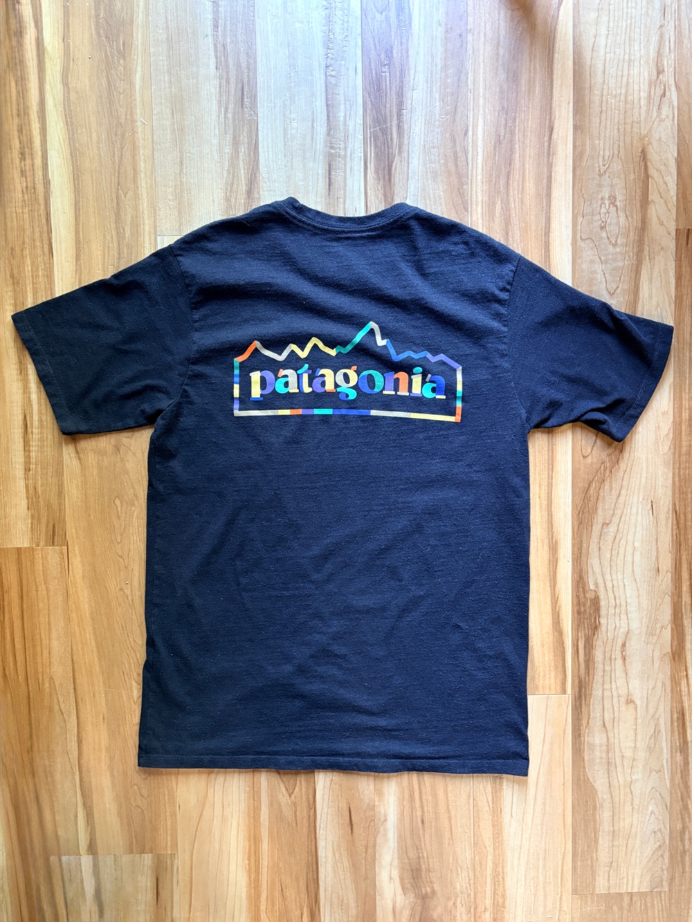 Patagonia Black Graphic Tee - Save Our Home Planet Small